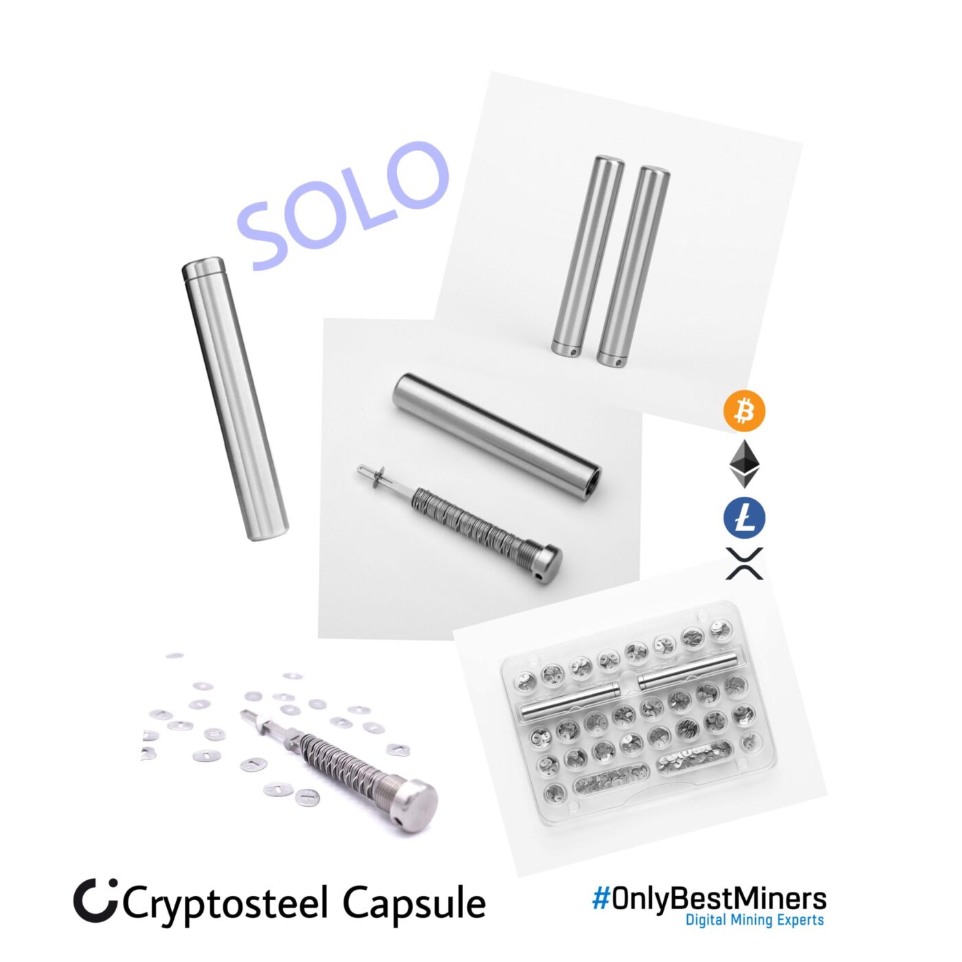 Cryptosteel capsule SOLO, recovery seed