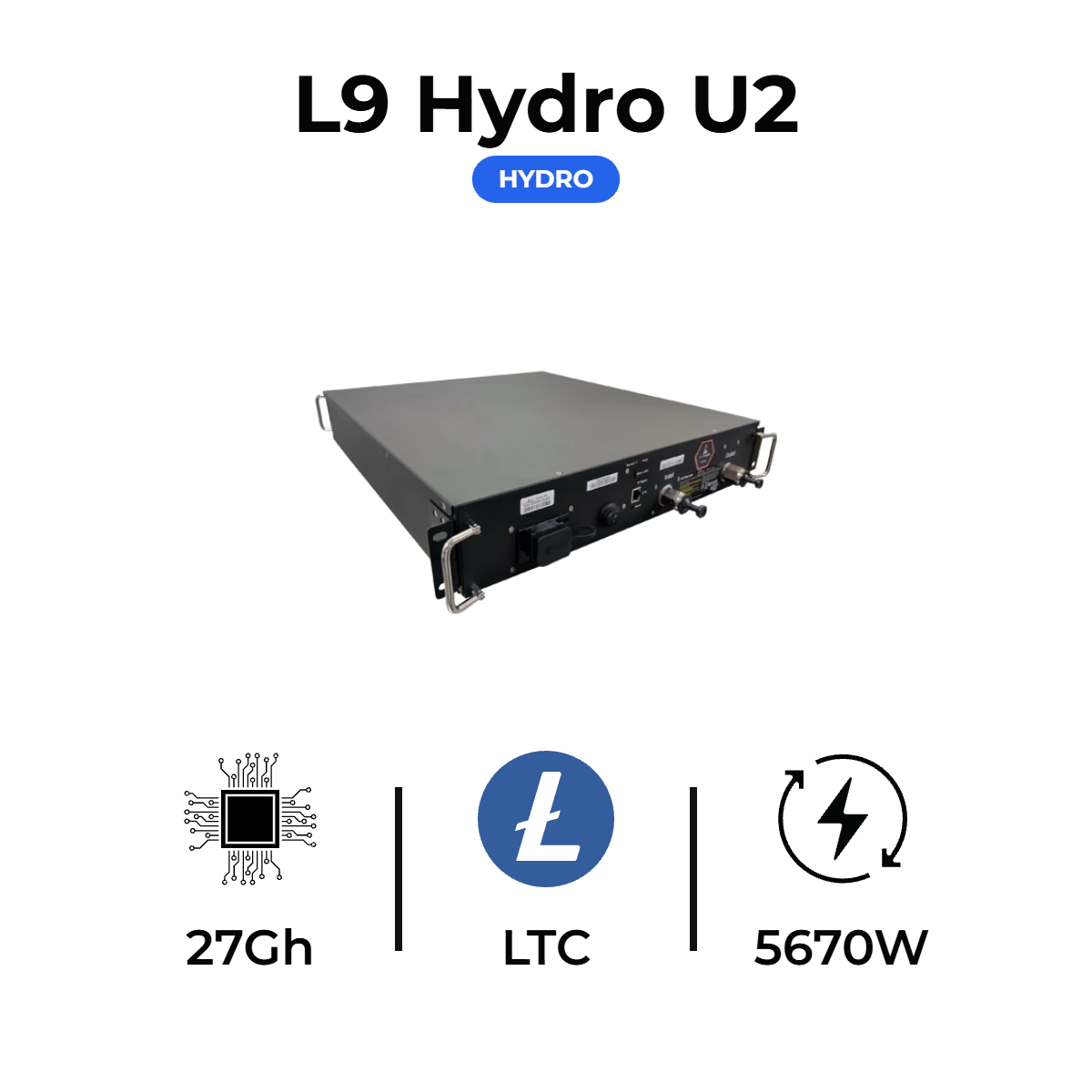 Bitmain Antminer L9 Hydro U2