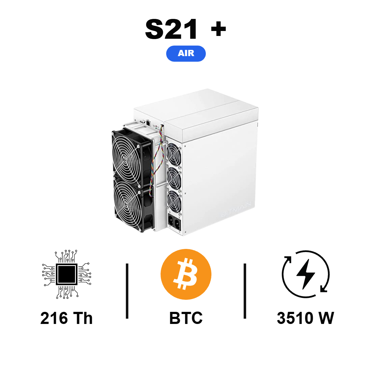 BITMAIN Antminer S21 +