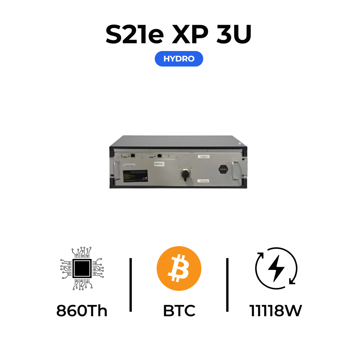 Bitmain Antminer S21e XP Hydro 3U